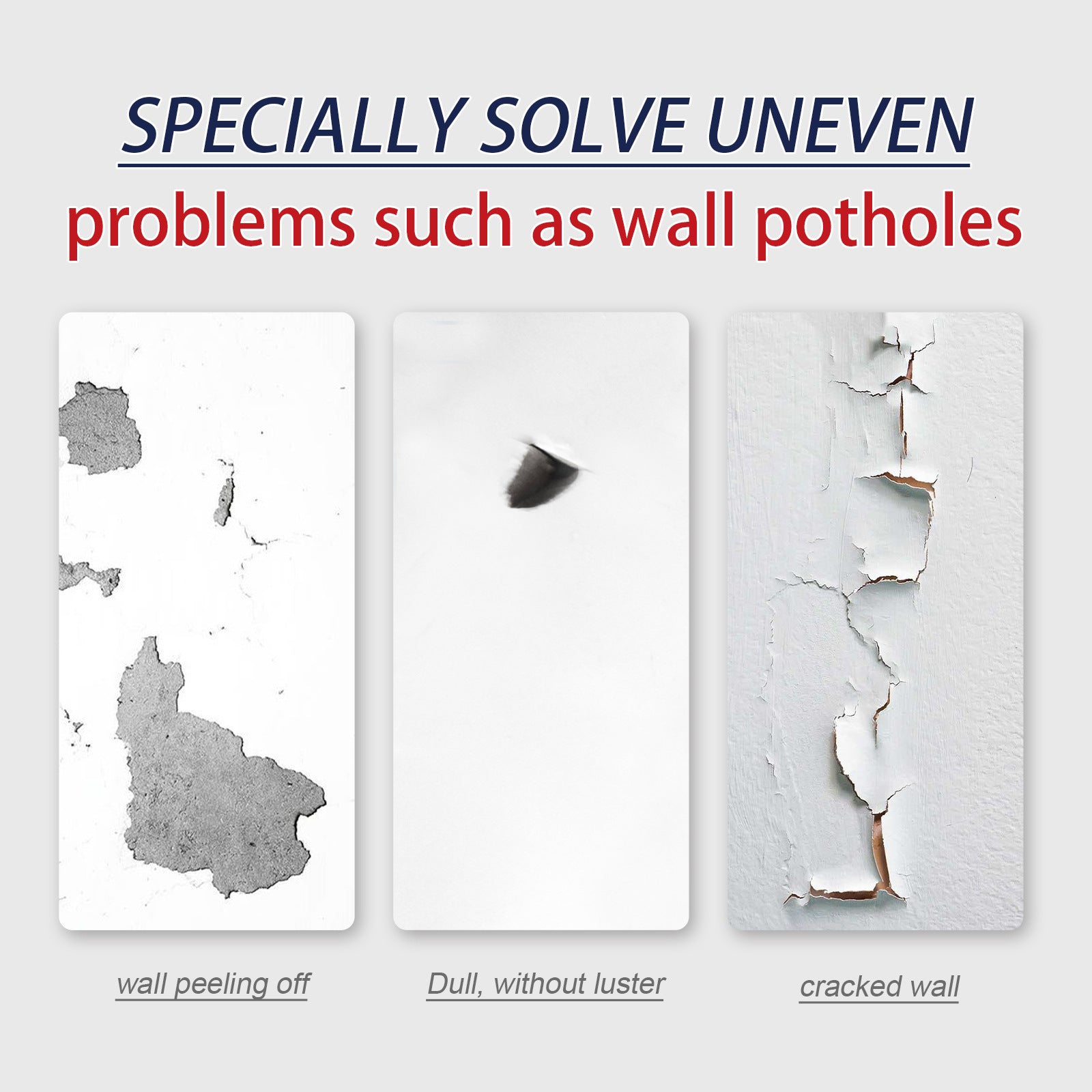 Household White Wall Repair Paste Waterproof Anti-crack Cover Mildew Stain Renovation Cream