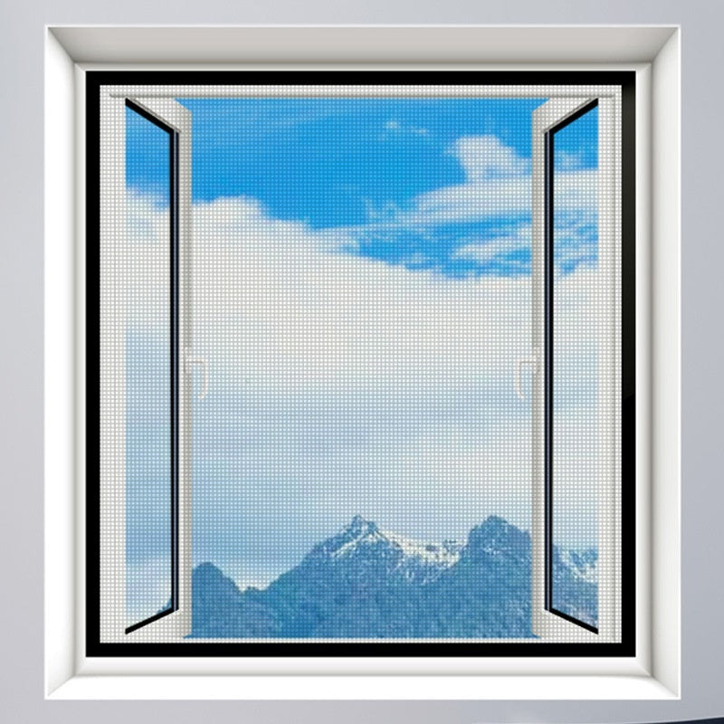 Whole Gauze Curtain Velcro Window Screen