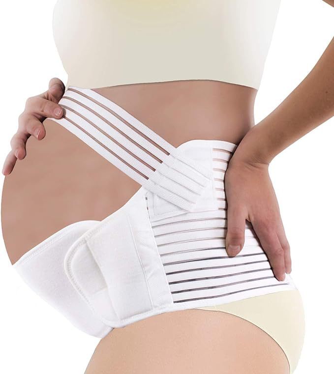 Solid Color Breathable Adjustable Maternity Belt