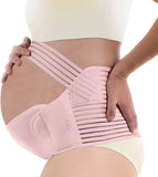 Solid Color Breathable Adjustable Maternity Belt