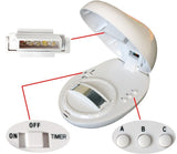 Egg-Shaped Table Lamp Rainbow Projection Lamp LED Color Night Light 3 Modes Projector