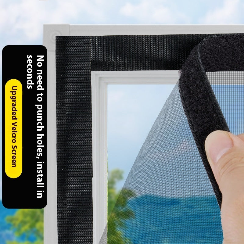 Whole Gauze Curtain Velcro Window Screen