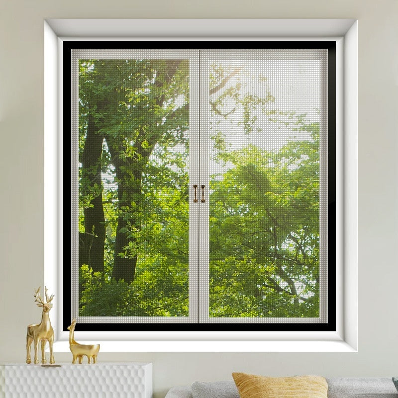 Whole Gauze Curtain Velcro Window Screen