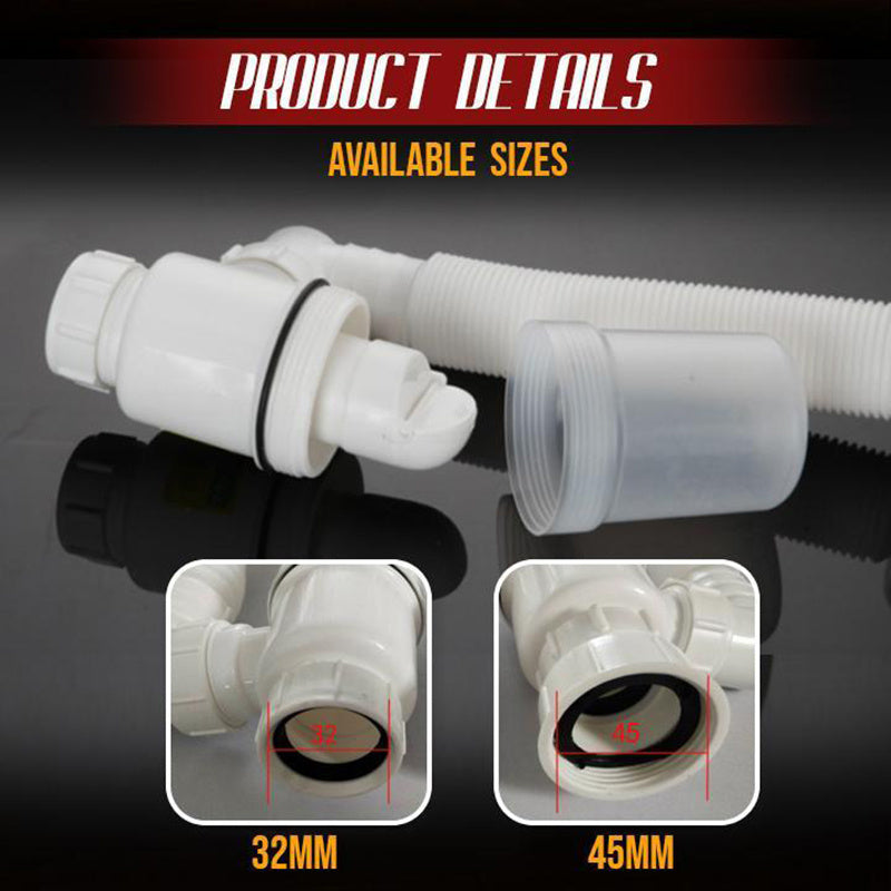 Odor-resistant Drain Basin Double Anti-odor Drain Drain Pipe Wash Basin Drain Drain Pipe