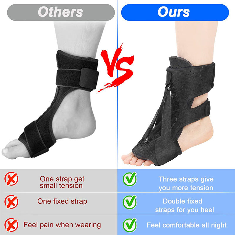 Tri-Pull Foot Drop Corrector Ankle Splint