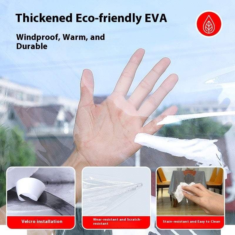 Winter Window Heat Insulation Membrane Velcro
