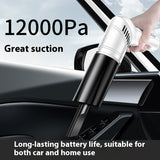 New Car Vacuum High Power Powerful Vacuum Cleaner Wireless Charging