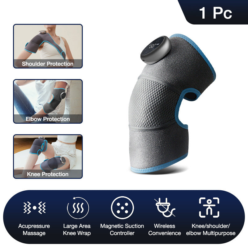 Heating Knee Electric Shoulder Vibrating Massage Pad For Physiotherapy Leg Arthritis Elbow Joint Pain Relief Therapy