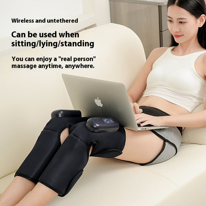 Electric Heating Knee Pad Calf Airbag Old Cold Leg Joint Air Wave Knee Massager