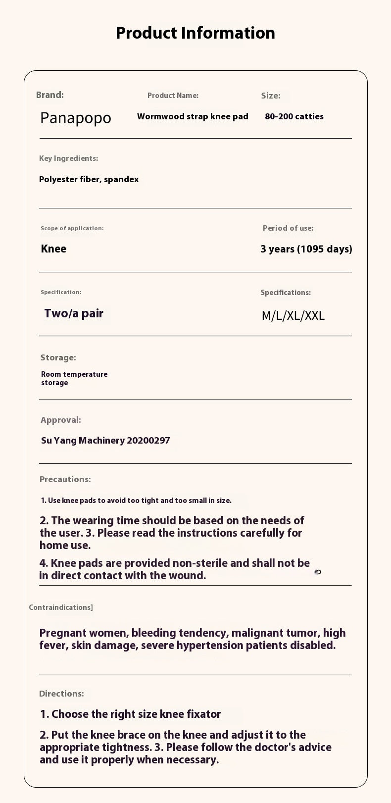 Self-heating Knee Pad Lengthen And Thicken Cold-proof Knee Pad Leg Warmer Strap