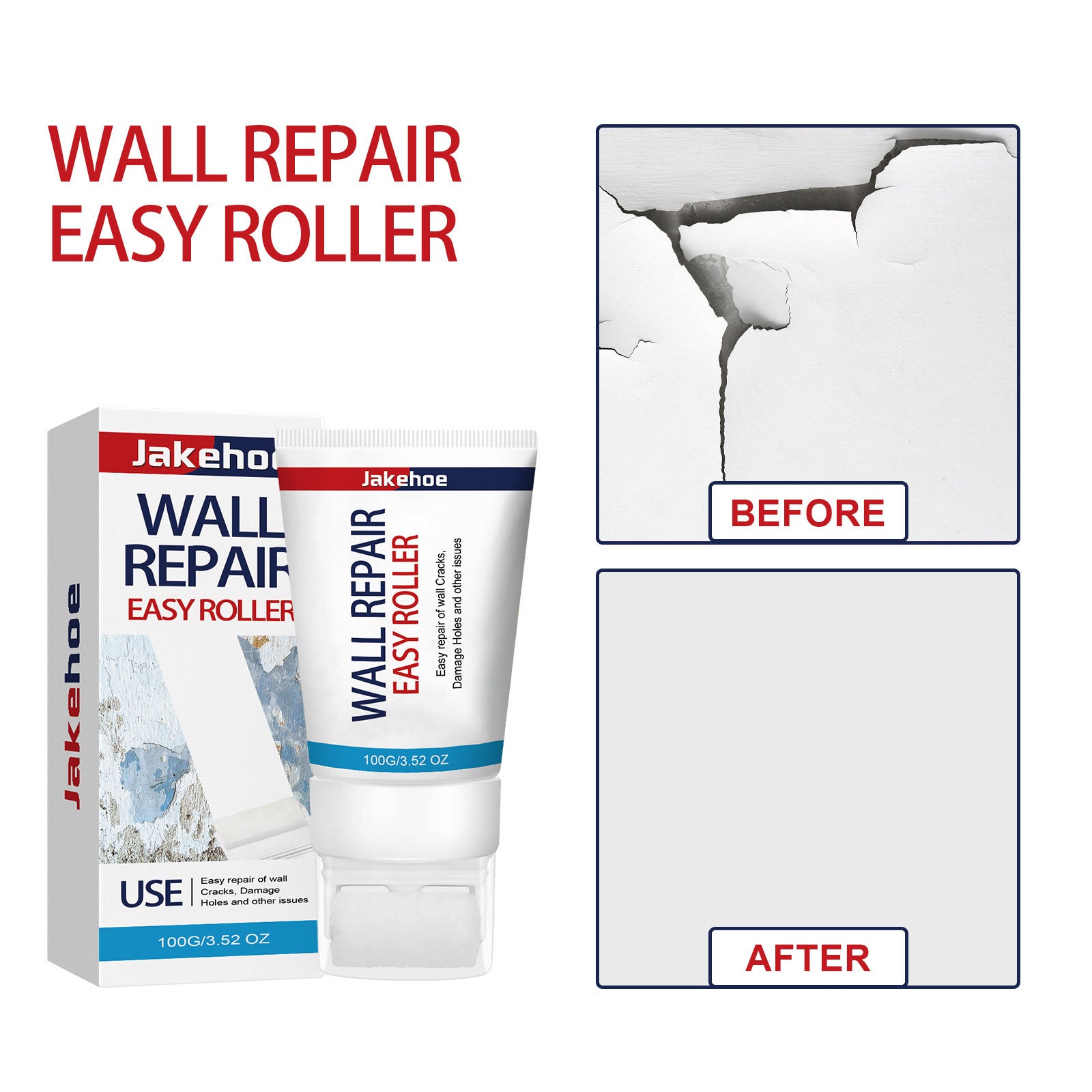 Household White Wall Repair Paste Waterproof Anti-crack Cover Mildew Stain Renovation Cream