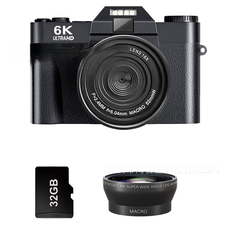 6K HD Digital Camera Mirrorless Camera Retro